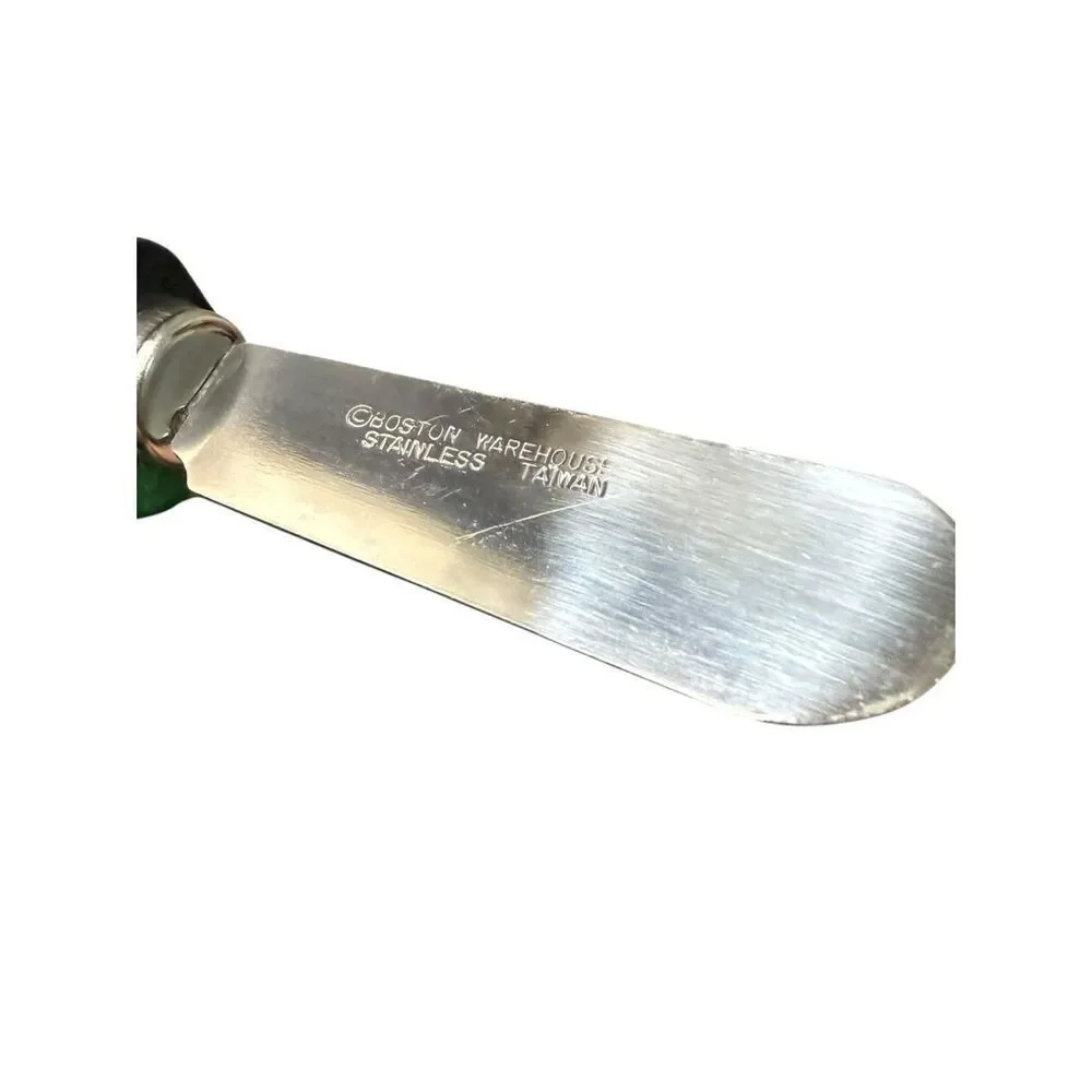 Boston Warehouse Christmas Cheese & Butter Spreaders Set‎ of 4 Resin NEW
